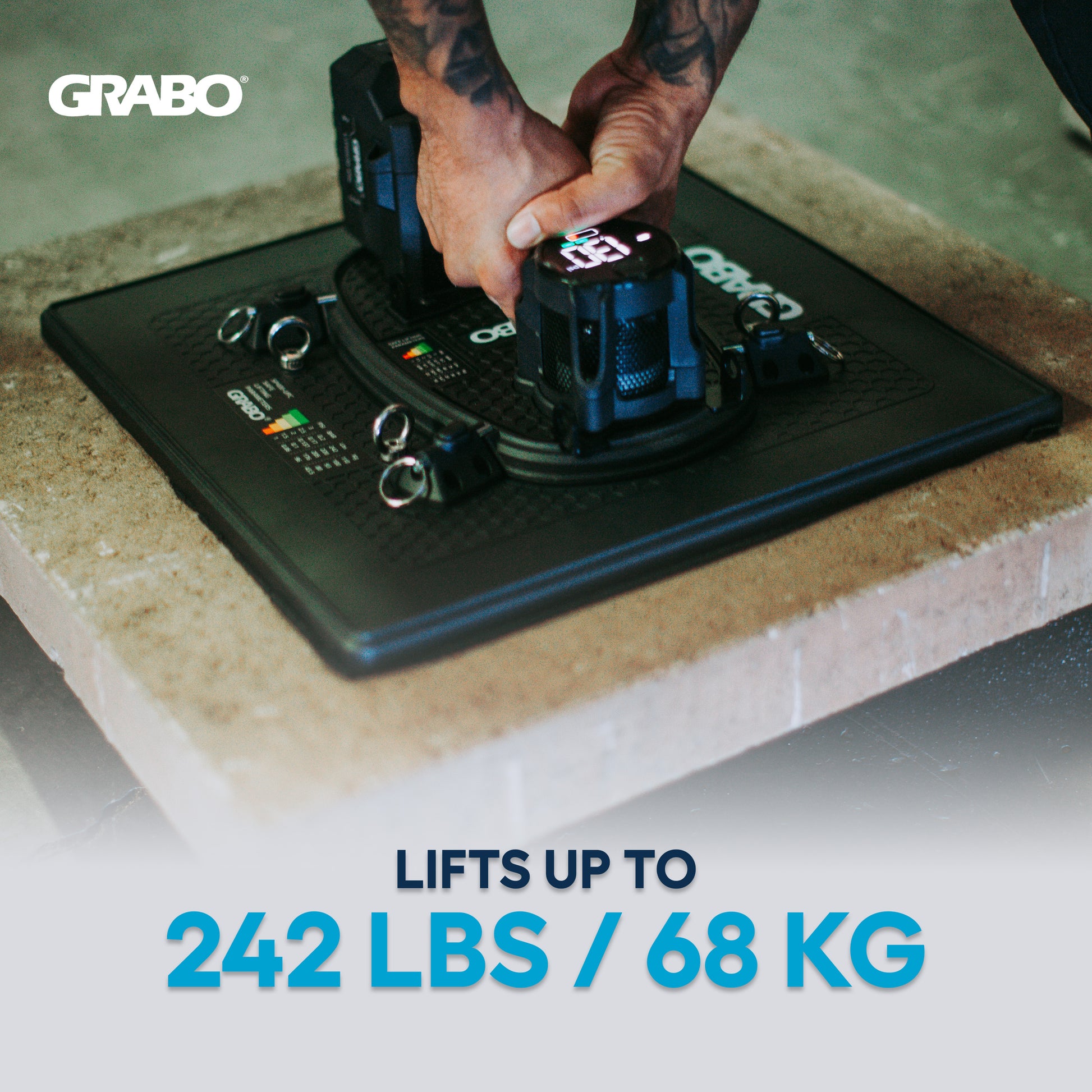 SUCTION PLATE 400 + SMART CUT FOAM SEAL 400 FOR GRABO HIGH FLOW