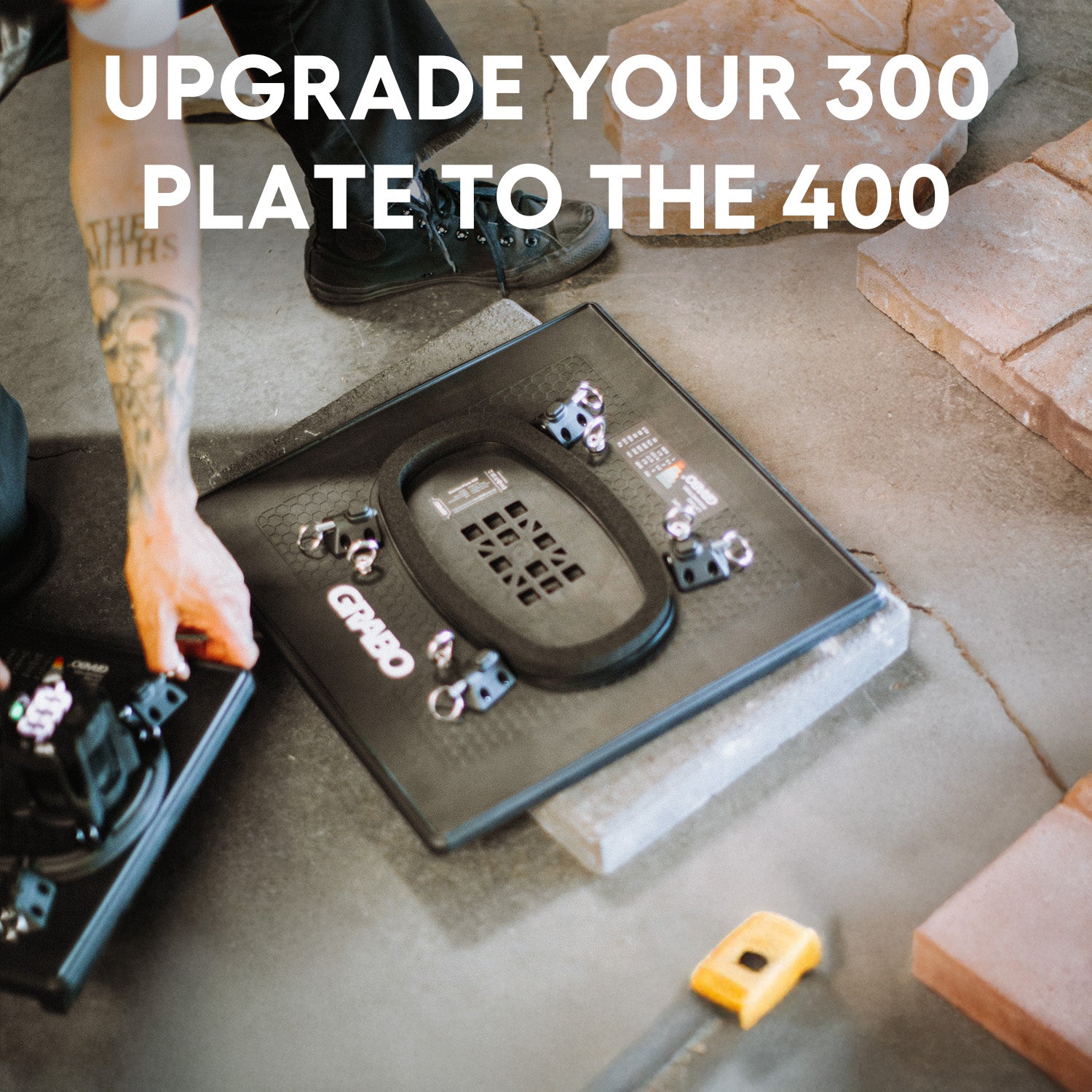 SUCTION PLATE 400 + FOAM SEAL 400 FOR GRABO HIGH FLOW