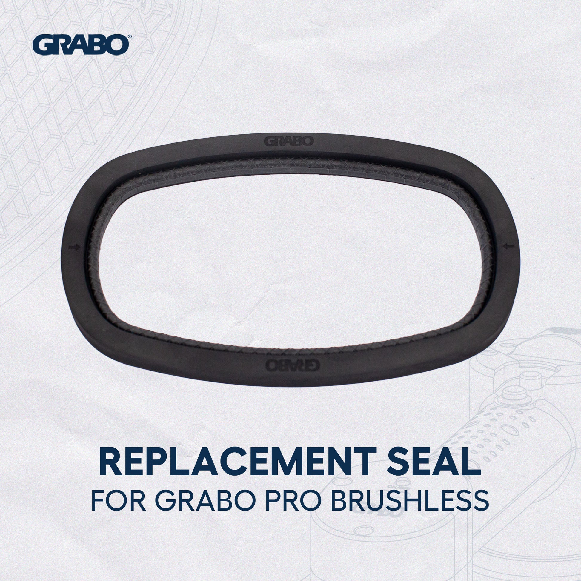 GRABO PRO BRUSHLESS FOAM RUBBER SEAL