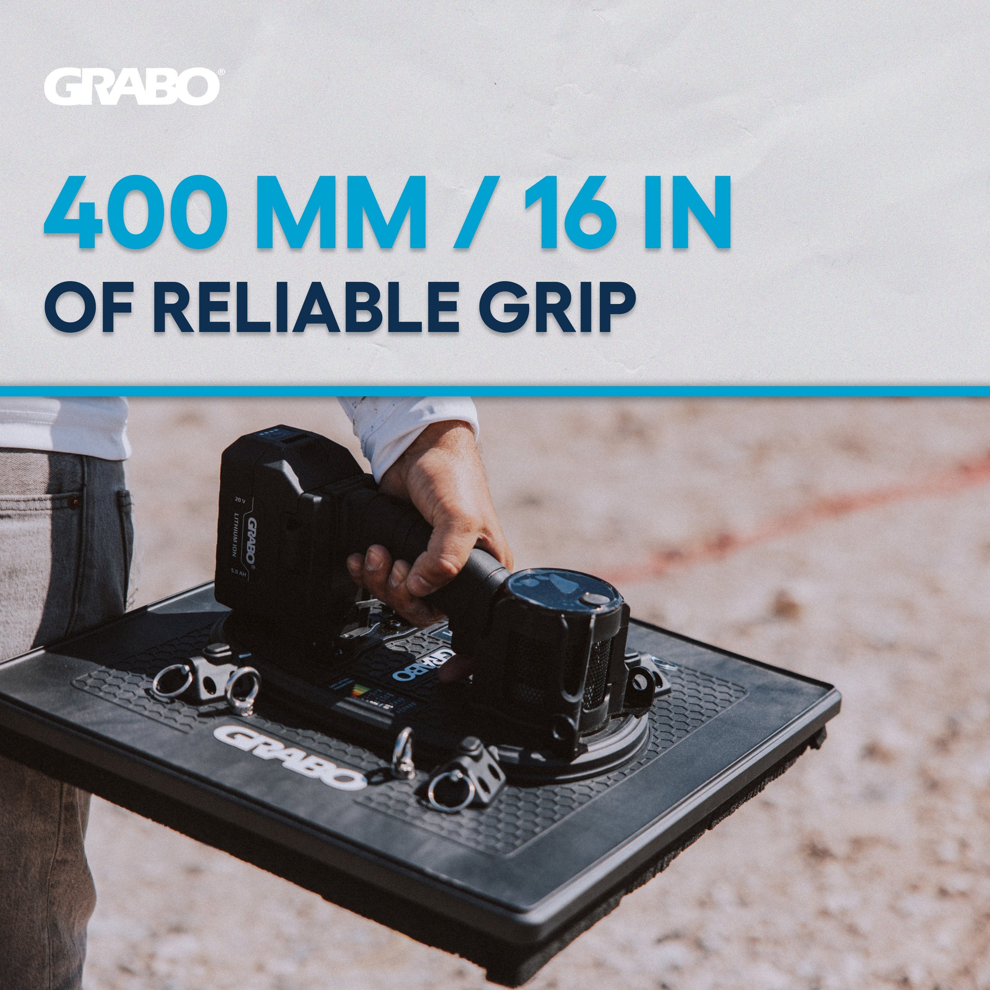 SUCTION PLATE 400 + FOAM SEAL 400 FOR GRABO HIGH FLOW